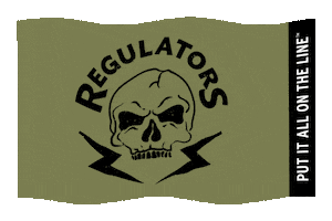 sltc99 flag lineman linemen regulators Sticker
