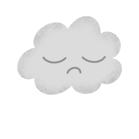 Sad Rain Sticker