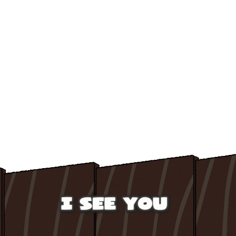 Looking I See You Sticker by Quirk Life Studios