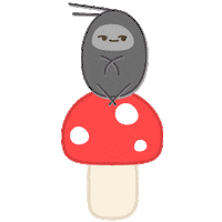 jump bug Sticker by bakubaku the cockroach