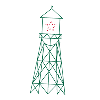Water Tower Sticker by RoundRockTexas