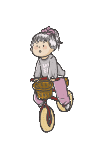 Bike Riding A Bicycle Sticker