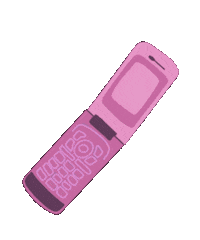 Text Cell Phone Sticker