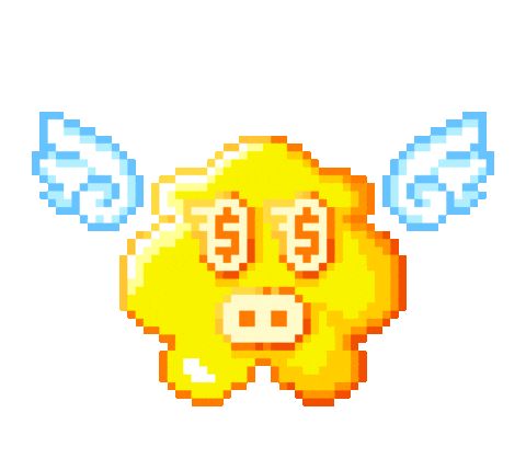 Fly Pig Sticker
