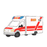 ASJ_SH 112 asb blaulicht rtw Sticker
