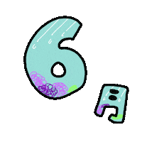Rain June Sticker