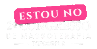 2 Congresso Topcorpus Sticker by Massagem TopCorpus