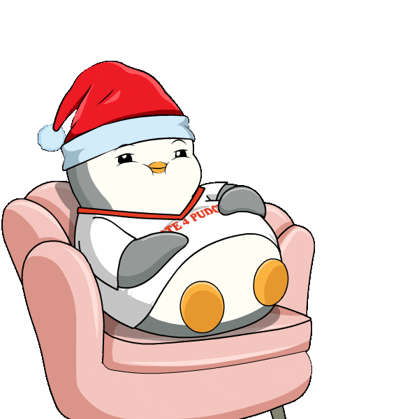 Penguin Eat Sticker by Pudgy Penguins