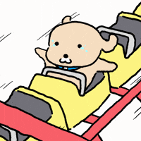 Roller Coaster Crying GIF by SOOBOOKZ