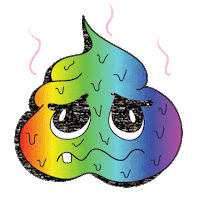 Sad Poo Sticker by Stickerbaby