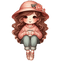 Girl Cafezinho Sticker