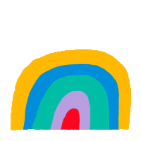 Rainbow Space Sticker by Halcyon Nights