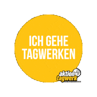 aktiontagwerk aktion-tagwerk aktiontagwerk deineinsatzzeigtwirkung schülerinnen Sticker
