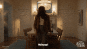 Thank Goodness Hair Flip GIF by Marvel Studios