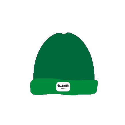 Bladeville giphyupload skating beanie skates Sticker