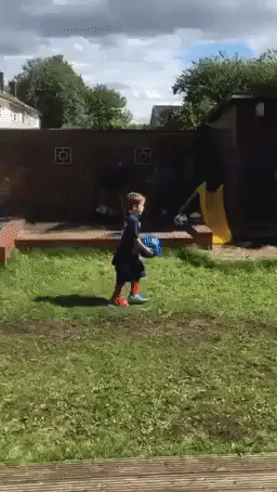 Soccer Trick Doesn't Go According to Plan for This Kid