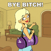 Girl Goodbye GIF by Web3 Playboys