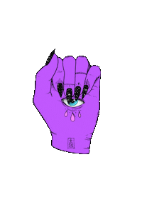 charliecrayons magic hand witch magical Sticker