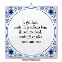 Humor Wijsheid Sticker by Tegelspreuken.nl