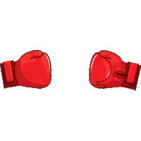 Boxing Box Sticker by Rincón Rojo Magazine
