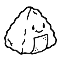 Doodles Onigiri Sticker
