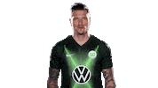 Joking Daniel Ginczek Sticker by VfL Wolfsburg