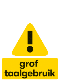 Let Op Sticker by kijkwijzeronline
