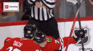 Happy Chicago Blackhawks GIF by NHL
