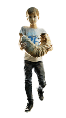 Little Boy 3D Sticker by Soilbandit