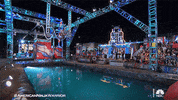 American Ninja Warrior Dive GIF by NBC