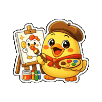 Artist Drawing Sticker by 熊本とりから家 下松店
