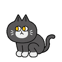 Cat Run Sticker by 궁디팡팡 캣페스타
