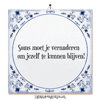 Humor Wijsheid Sticker by Tegelspreuken.nl