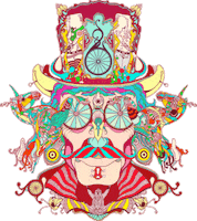 Art Woman Sticker