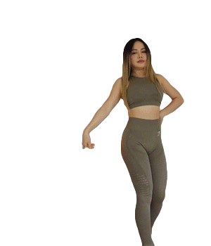 ChloeTing giphyupload fitness pose stretch Sticker