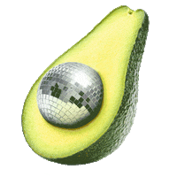 alfredibiza party ibiza avocado alfred Sticker