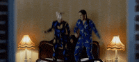 walkofftheearth happy woo sleep over walk off the earth GIF