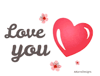 Love Birds Heart Sticker
