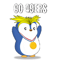Go 49Ers Super Bowl Sticker by Pudgy Penguins