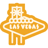 Vegas Sign Neon Sticker by Las Vegas