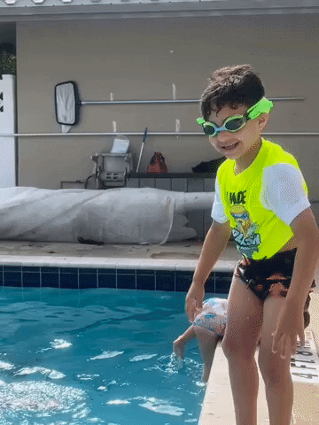 Jump Swimming GIF by Frogglez Goggles