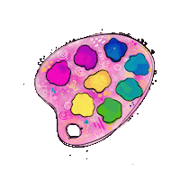 Paint Colours Sticker