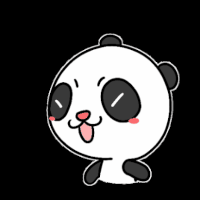 panda hello GIF