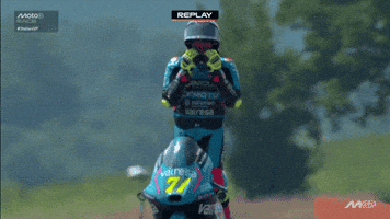 Celebration Crying GIF by MotoGP™