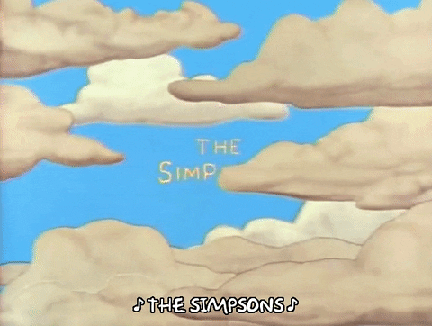 Episode 18 Clouds GIF by The Simpsons