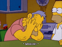 Sad Season 4 GIF by The Simpsons