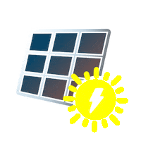 spazziosole energia energia solar fotovoltaica energia sustentavel Sticker