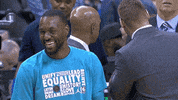 charlotte hornets laughing GIF by NBA