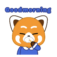 Sleepy Good Morning Sticker by PlayDappTown