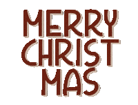 Christmas Typography Sticker